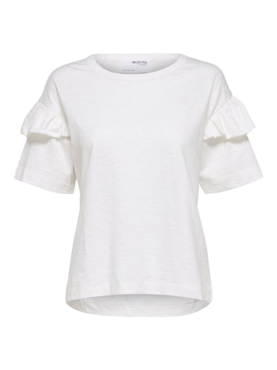 Selected Femme - Rylie Florence T-shirt Snow White