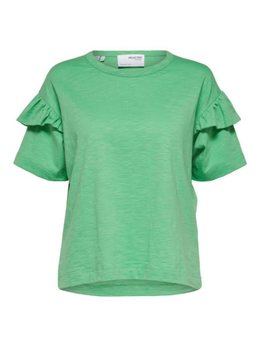 Selected Femme - Rylie Florence T-shirt Absinthe Green