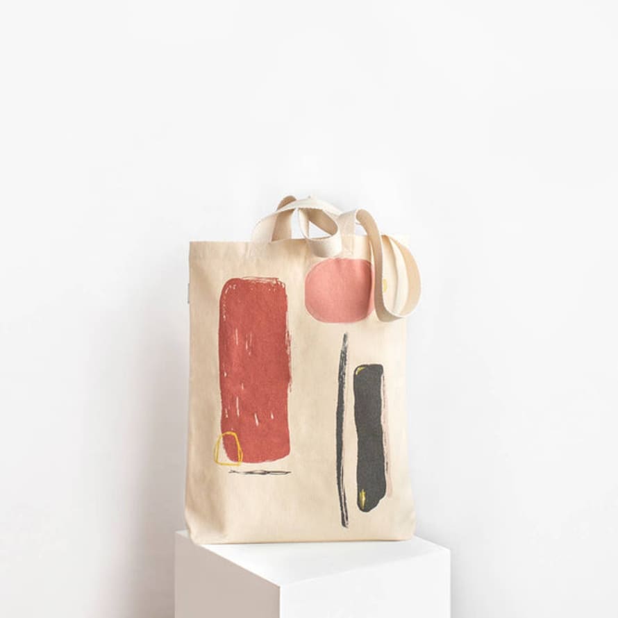 mon collection Abstract Organic Cotton Tote Bag - Anima