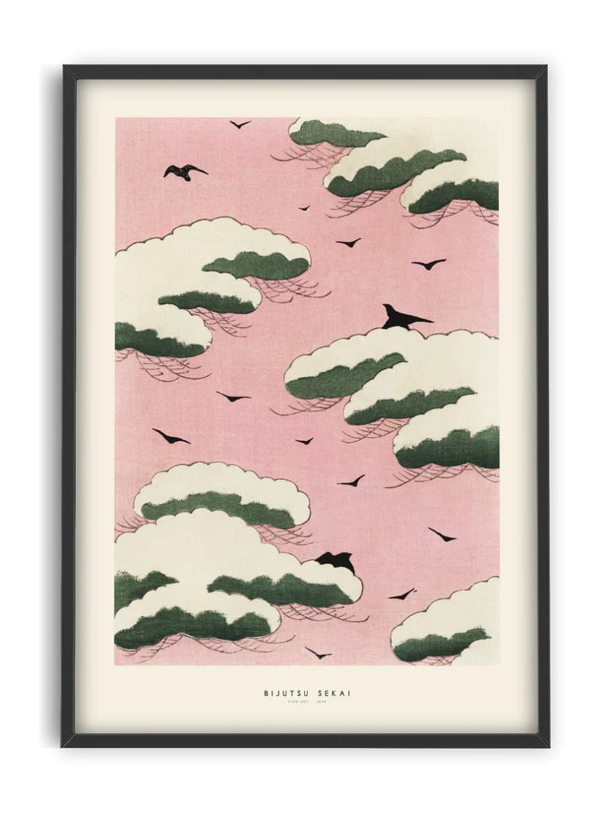 PSTR Studio Bijutsu Sekai - Pink sky fine art print 30x40cm