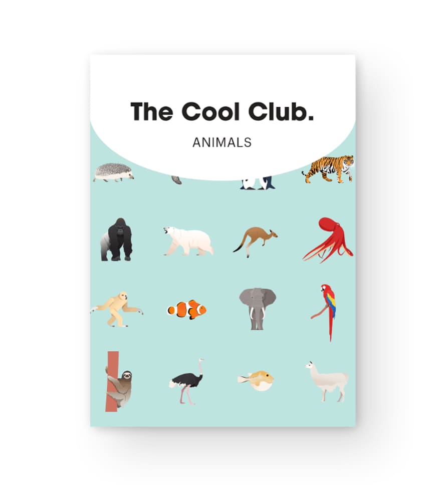 The Cool Club Playing Cards Animals