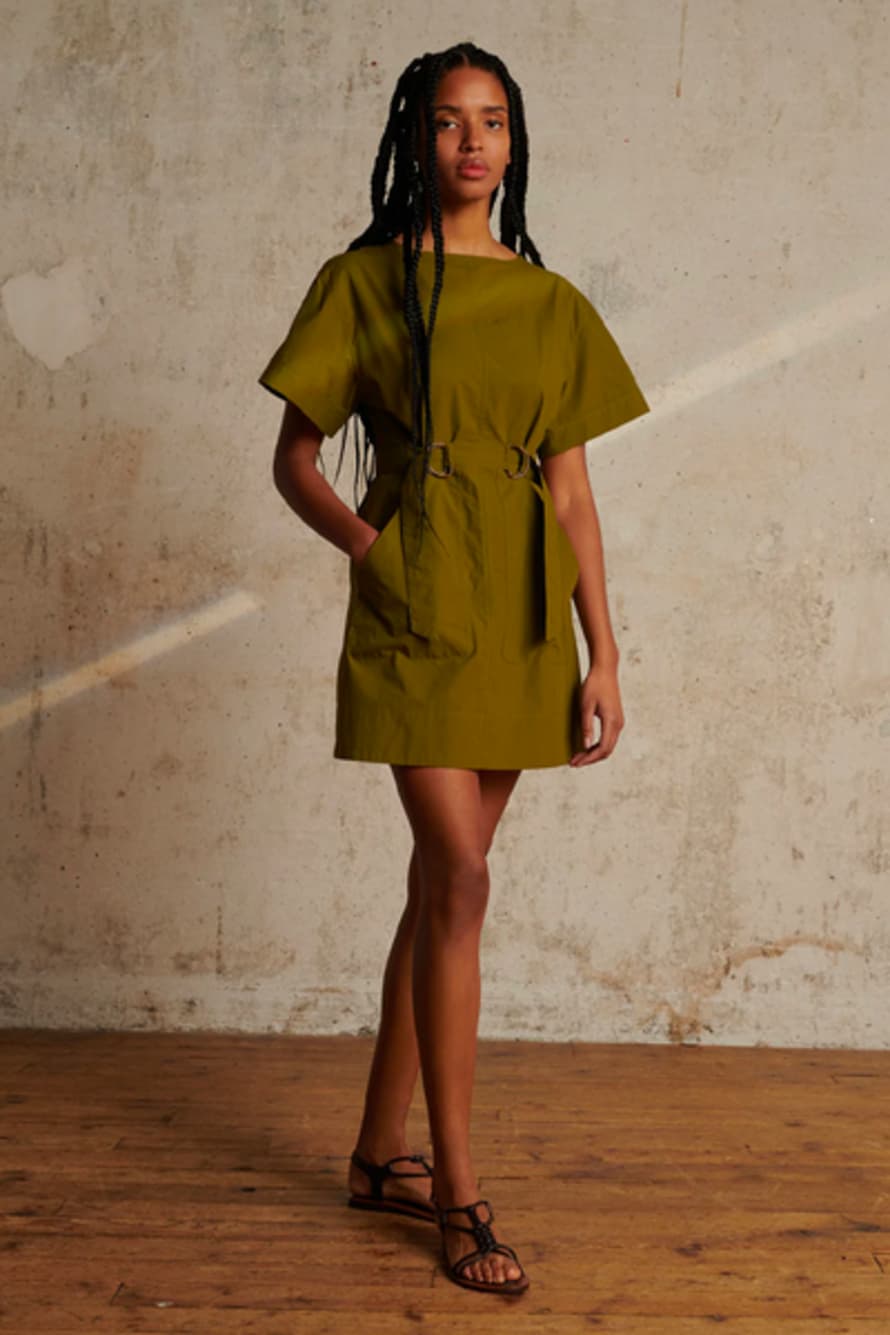 soeur Tanzanie Olive Dress