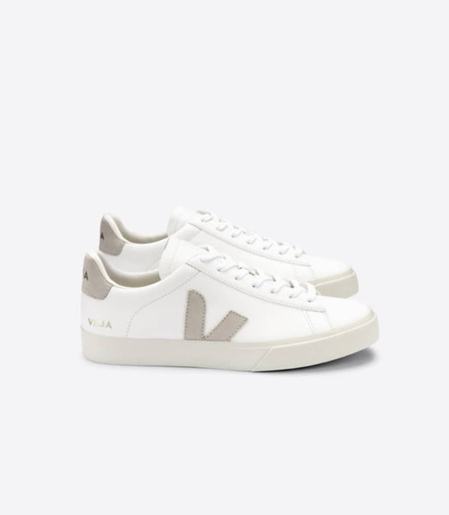 Veja Campo Trainers - Extra White/natural Suede