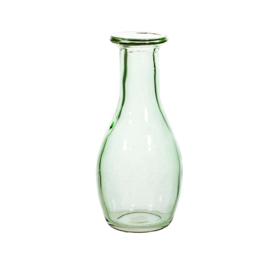 Sass & Belle  Deepa Recycled Glass Bud Vase Pale Green