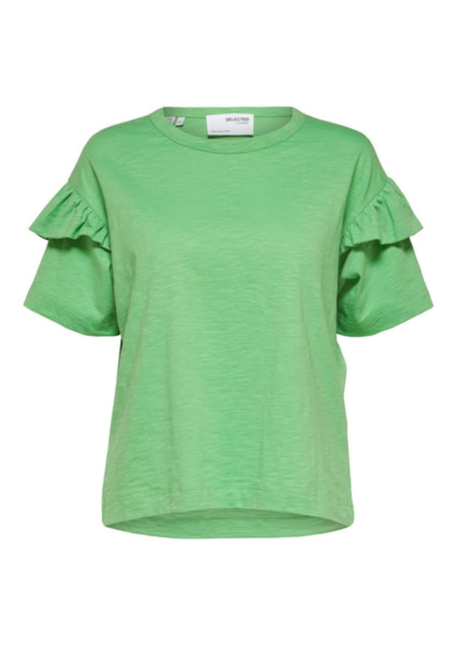 Selected Femme Rylie Florence Tee Green