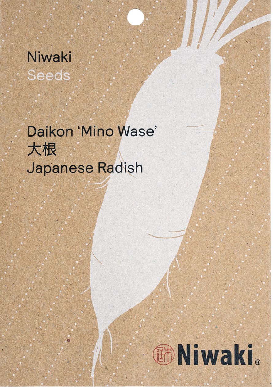 Niwaki Daikon ‘mino Wase’ Seeds Japanese Radish