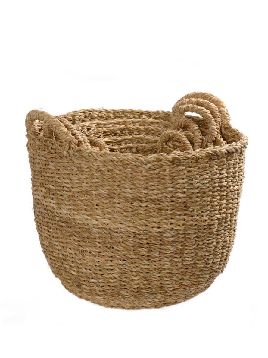 Maison Bengal Hogla Nesting Basket (5 Set) In Natural