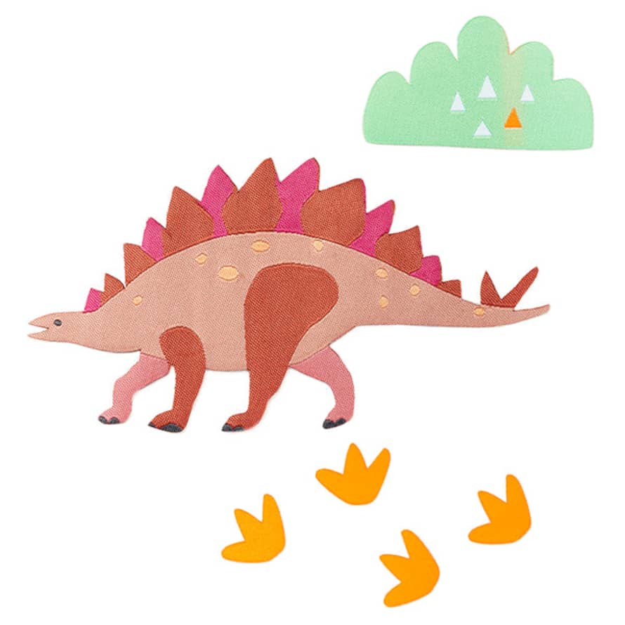 Fabfabstickers Zum Kleben - Dino Stegosaurus