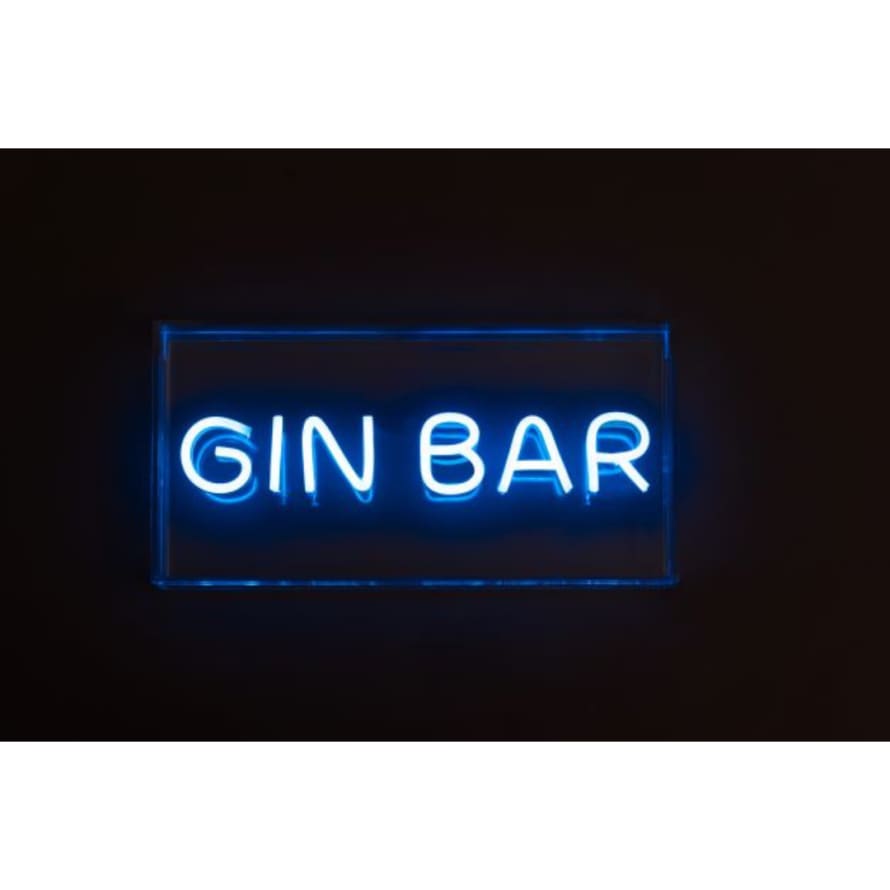 Amber Bright Creations Gin Bar Neon Acrylic Light Box