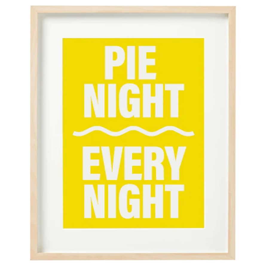 Alphablots Pie Night A3 Print