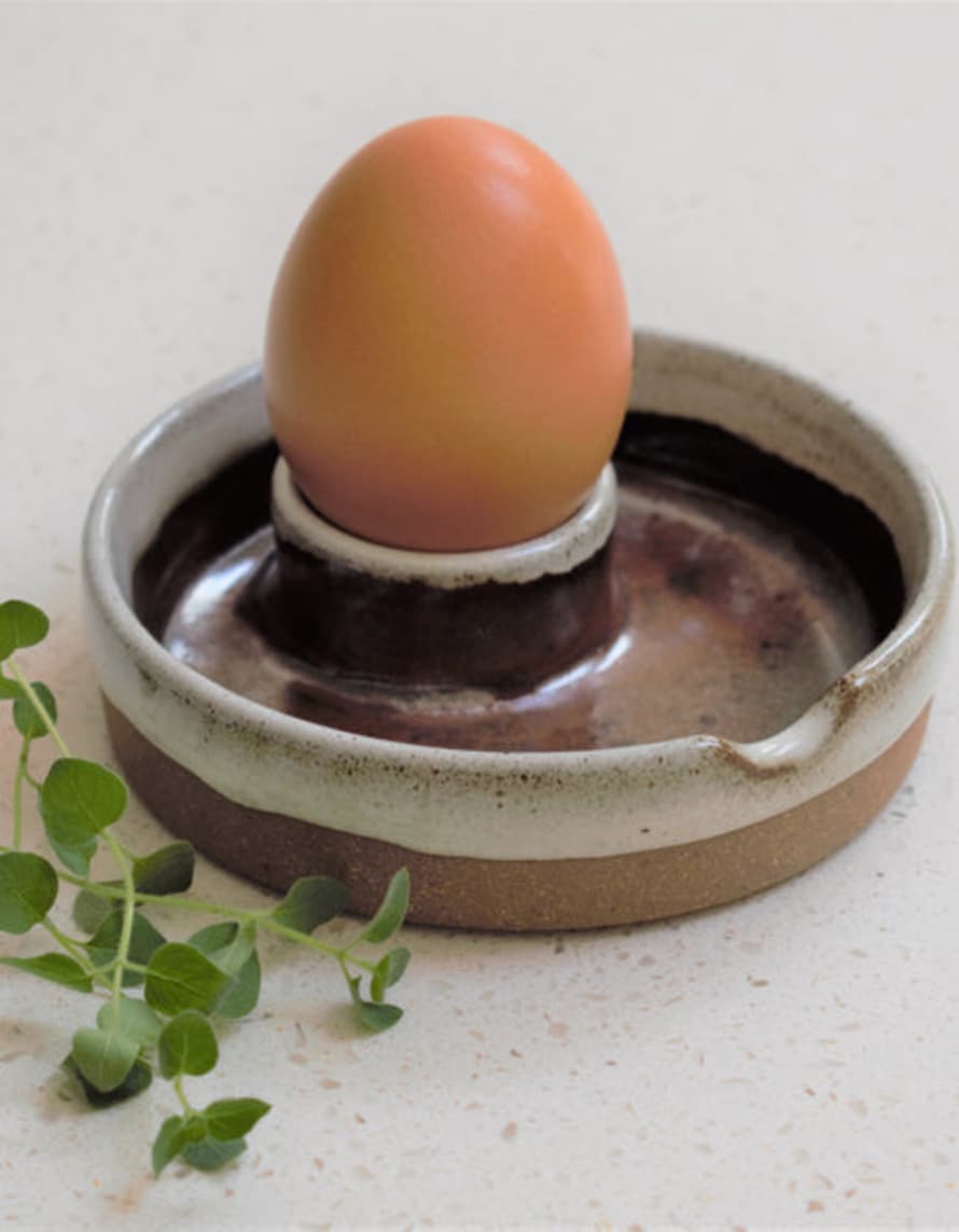 Morgan & Wright Ceramic Speckled Egg Dish