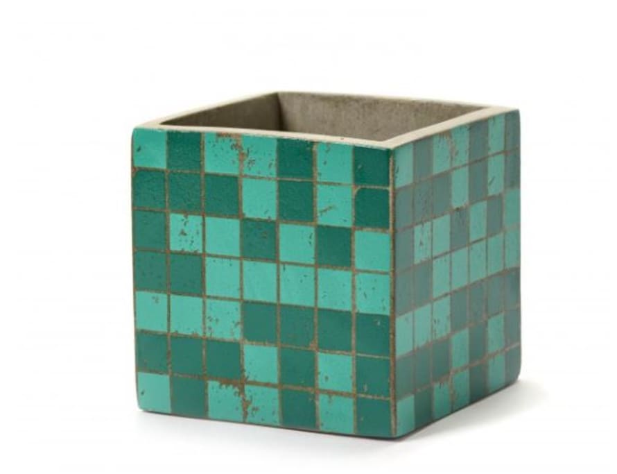 Serax Green Mozaic Pot 13 
