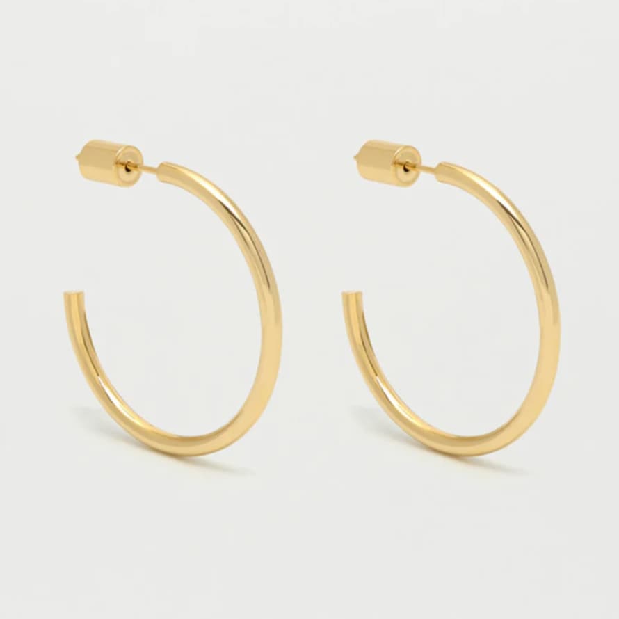 Estella Bartlett  Large Gold Chunky Hoop Earrings