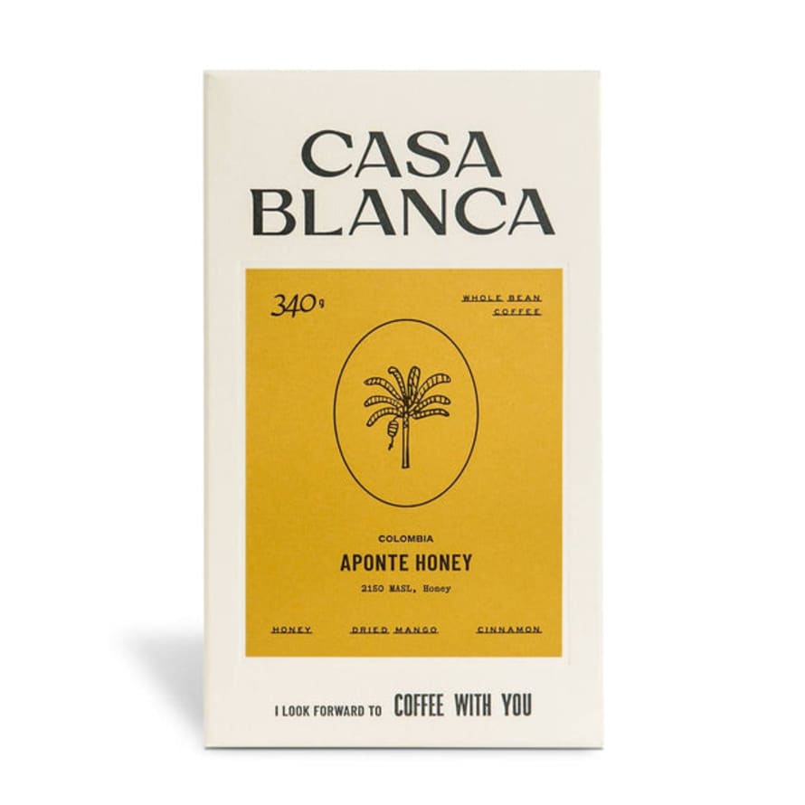 Casa Blanca Coffee Roasters - Colombia Aponte Honey - Fresh Roasted Coffee - Ground