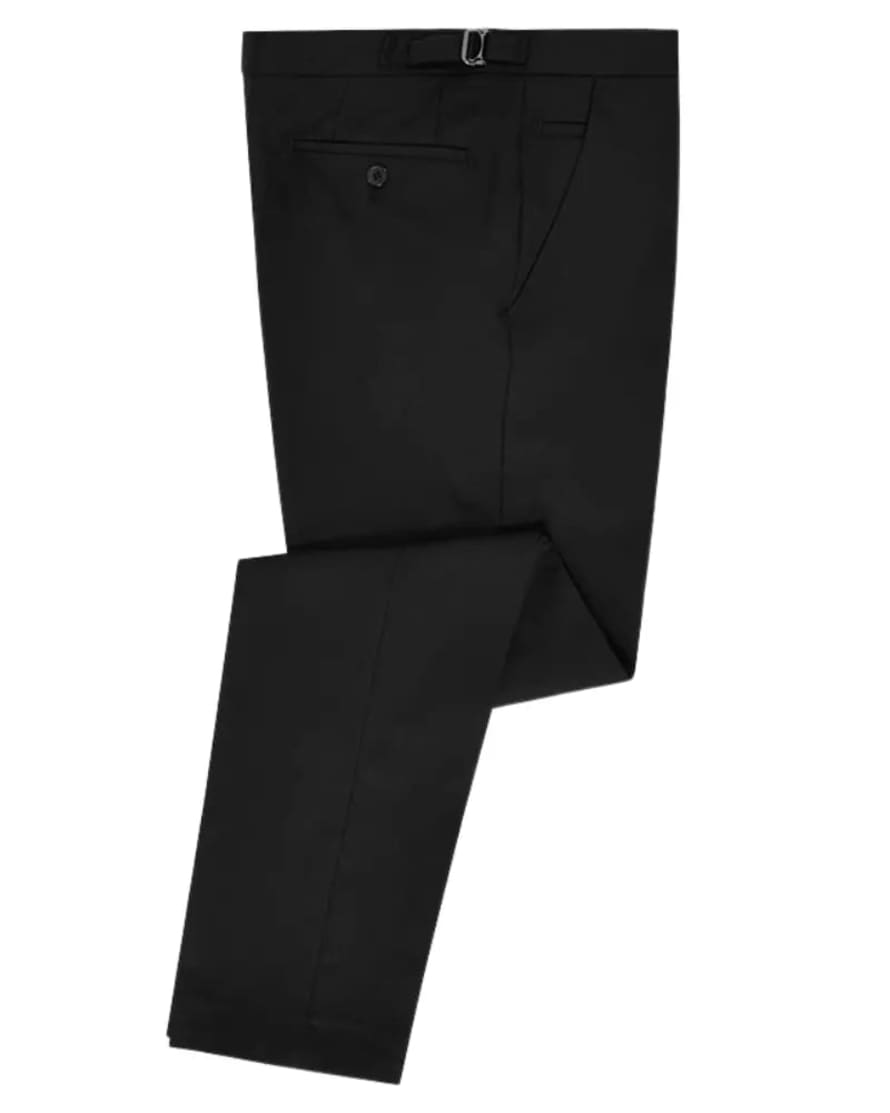 Remus Uomo Rocco Dinner Suit Tuxedo Trouser - Black
