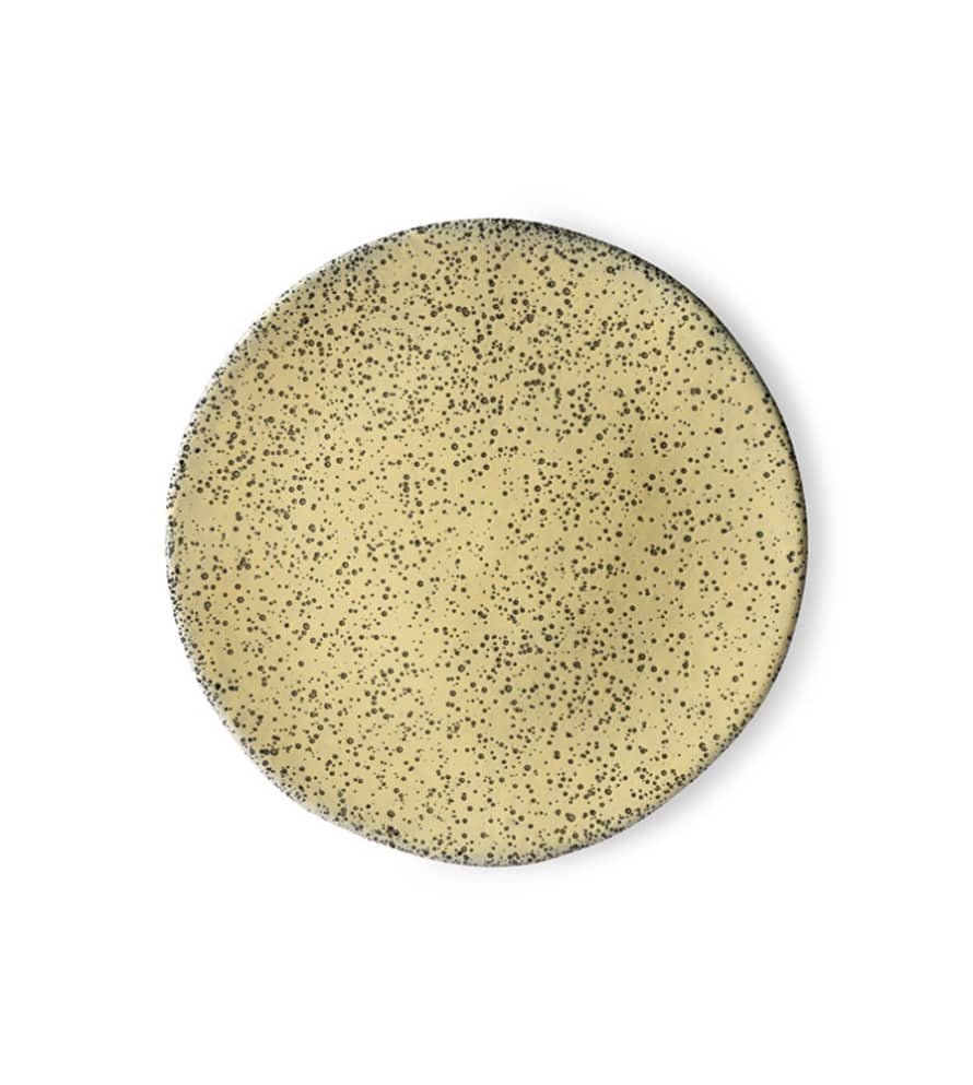 HK Living Gradient ceramics: Side plate yellow
