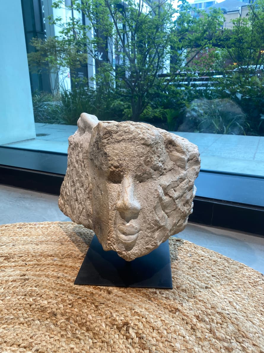 botanicalboysuk Stone Head Sculpture By Rizimu Chiwawa - X3 Heads