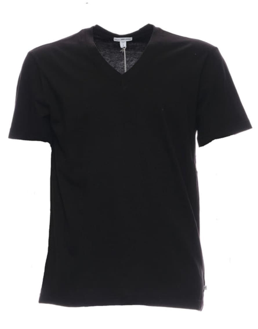 James Perse T-shirt For Man Mlj3352 Blk