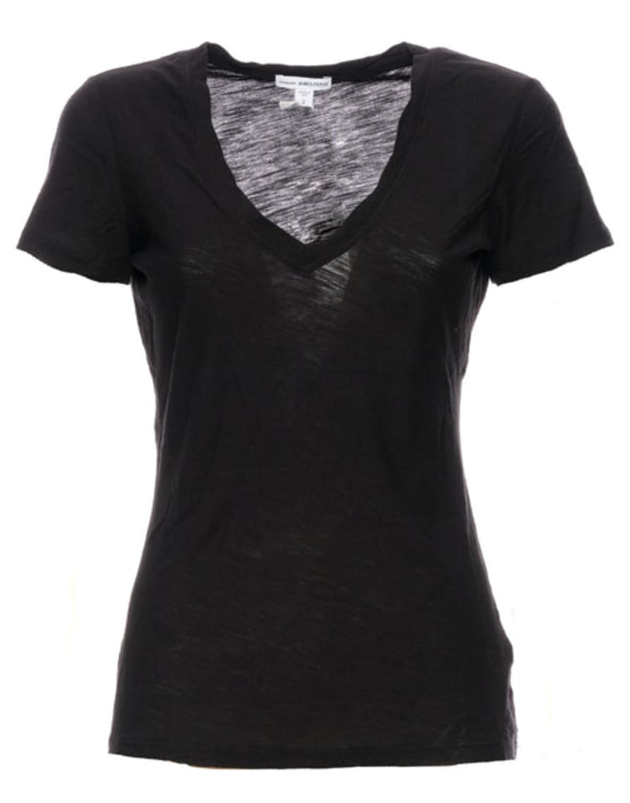 James Perse T-shirt For Woman Wua3695 Blk