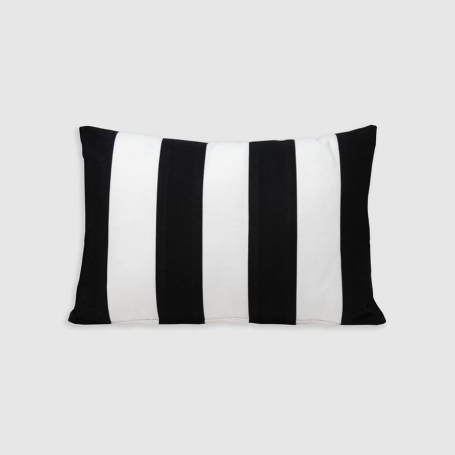 Marimekko cover cuscino fascia larga bianco nero 