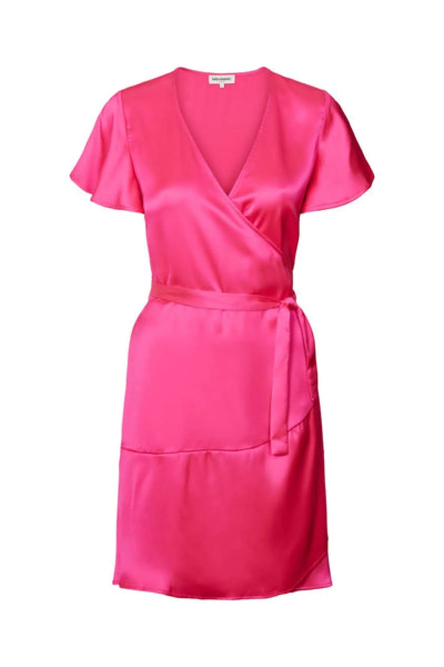 Lollys Laundry Miranda Wrap Around Dress - Pink
