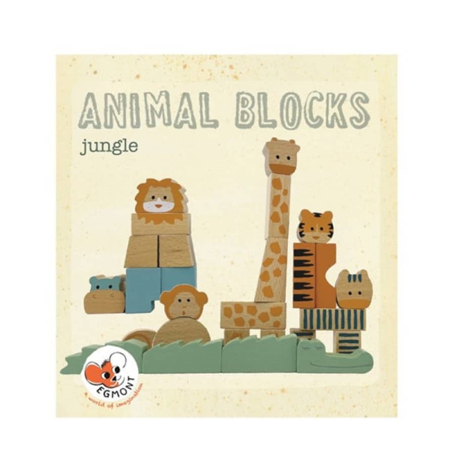 Egmont Toys Animal Blocks - Jungle