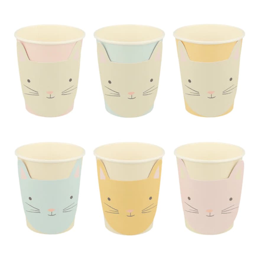Meri Meri Cute Kitten Cups (x 8)