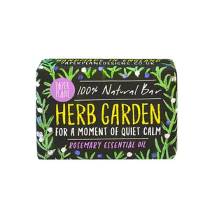 Paper Plane Herb Garden Bar Soap