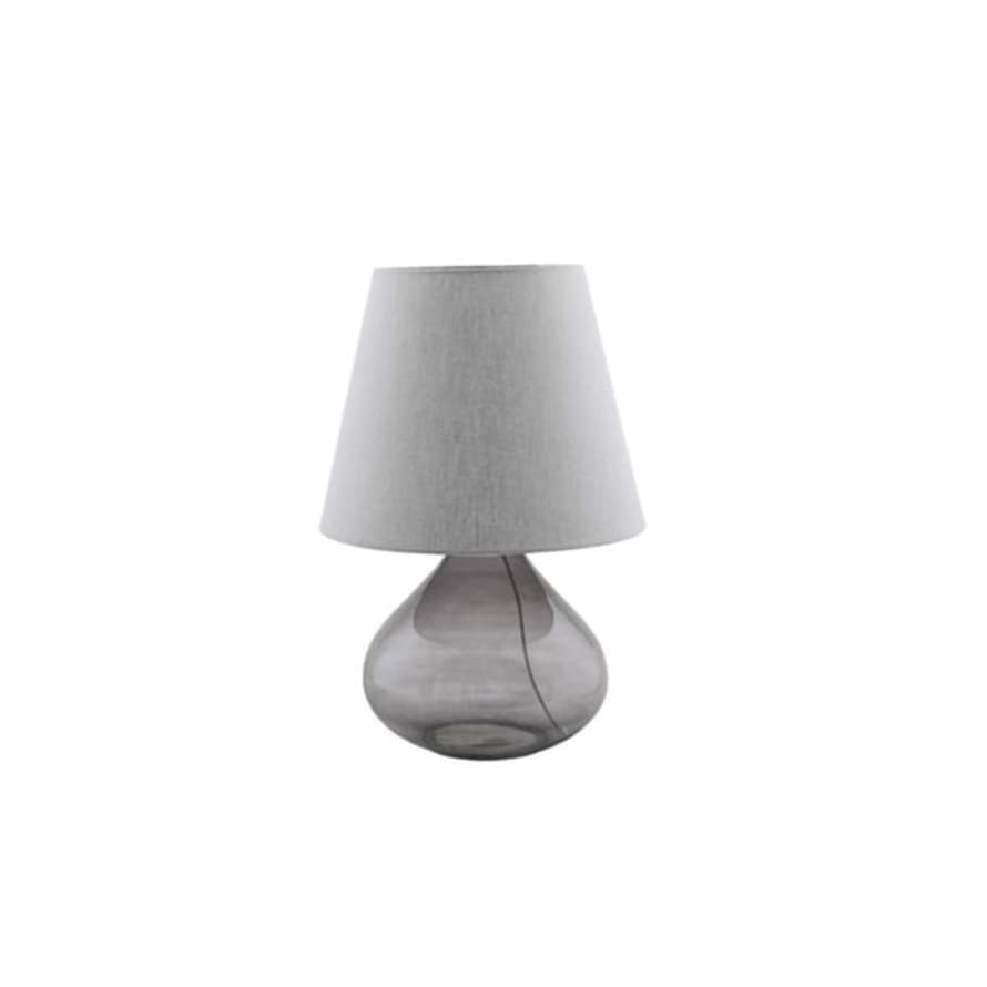 House Doctor Grey Jute Lampshade
