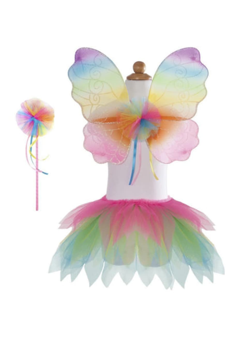 great pretenders Neon Rainbow Skirt Wings and Wand Set
