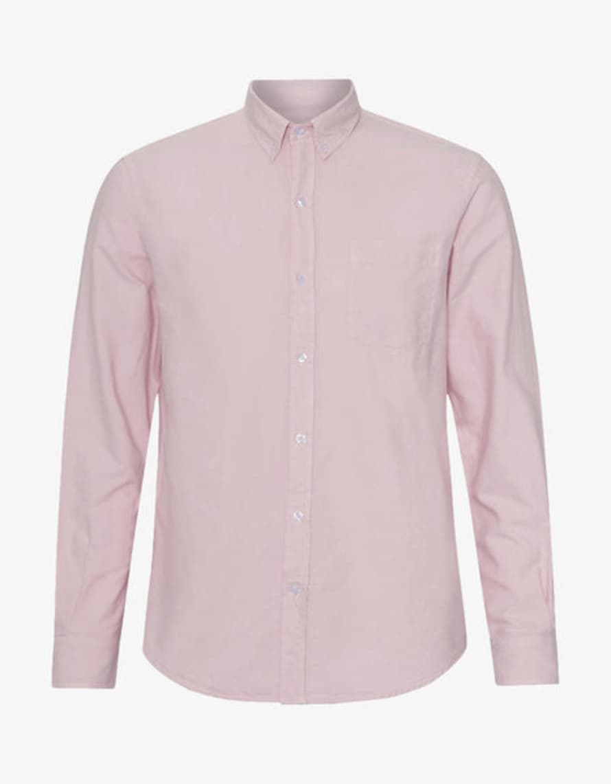 Colorful Standard Chemise Organic Button Down Shirt Faded Pink