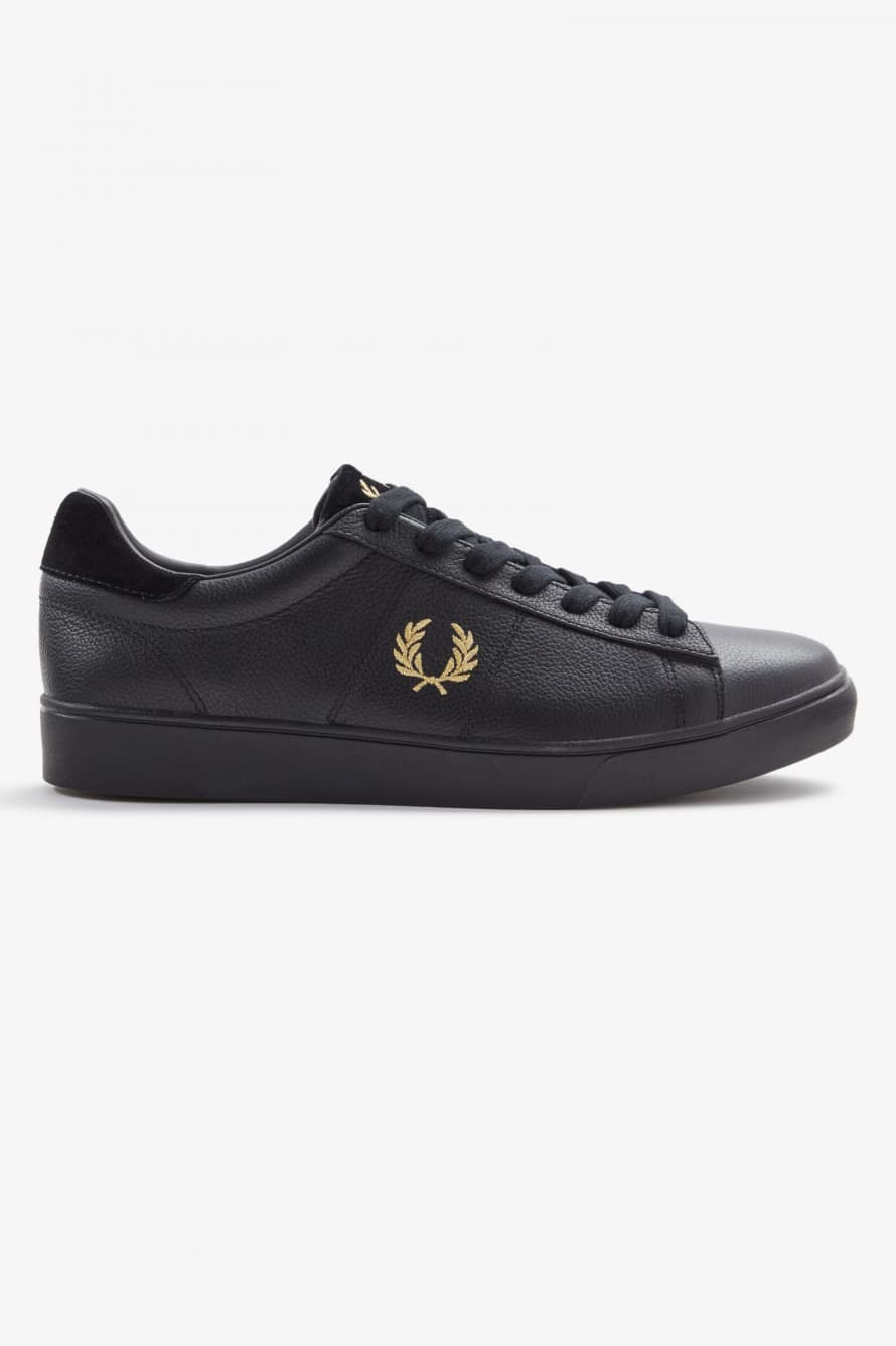 Fred Perry Fred Perry Spencer Tumbled Leather Black