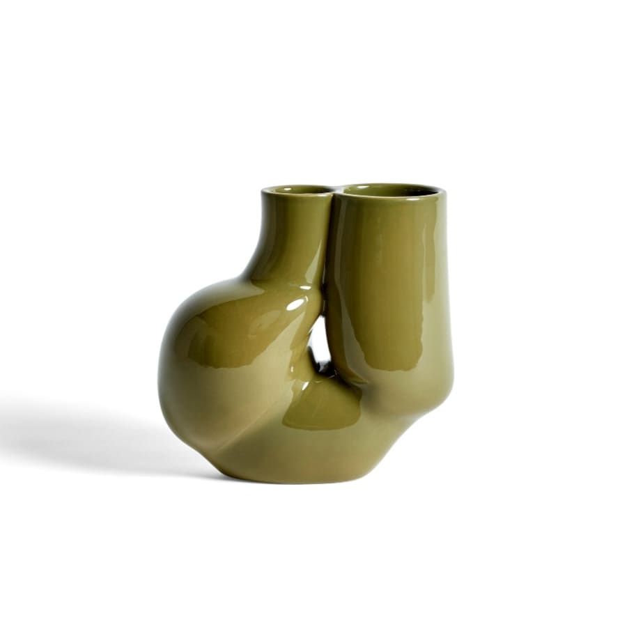HAY W&S Chubby Vase Olive Green