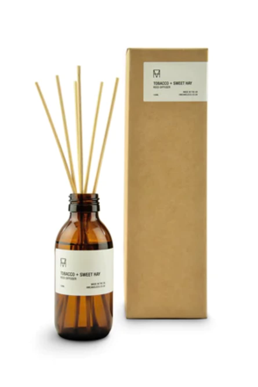 Handmade Candle Co. Tobacco and Sweet Hay Reed Diffuser