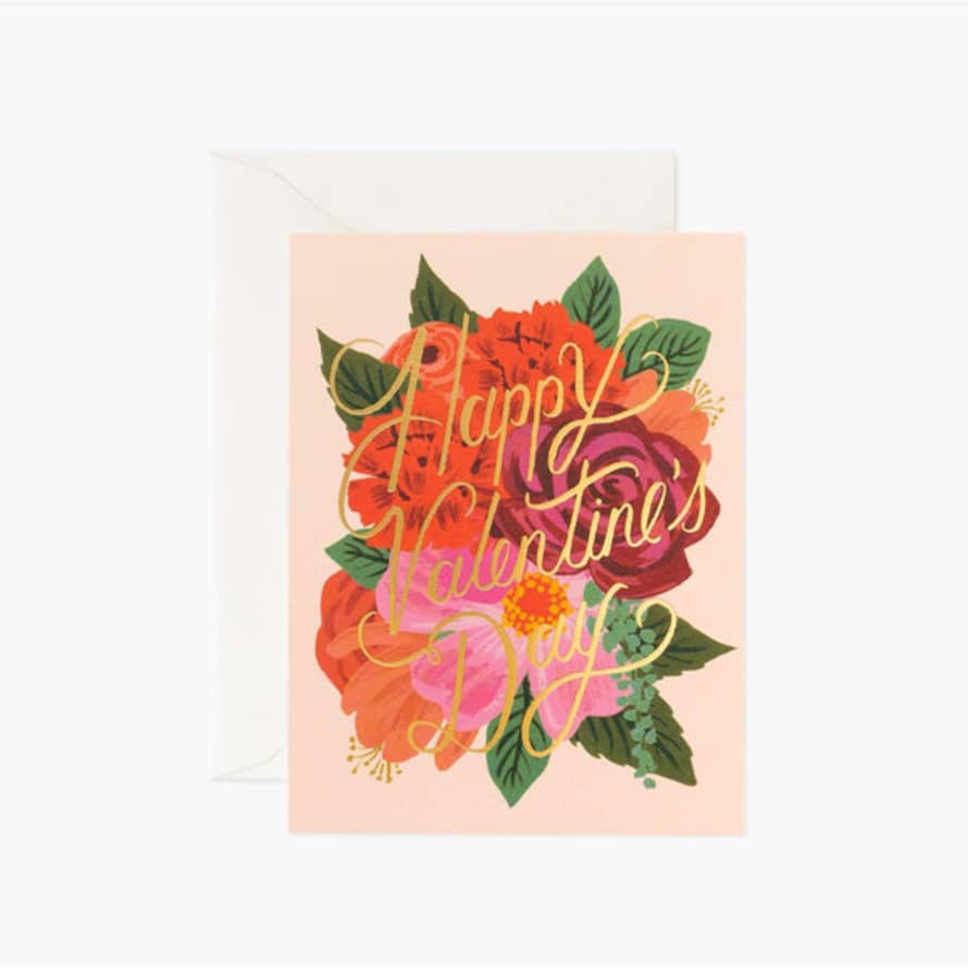 Rifle Paper Co. Happy Valentines Day Card Perennial