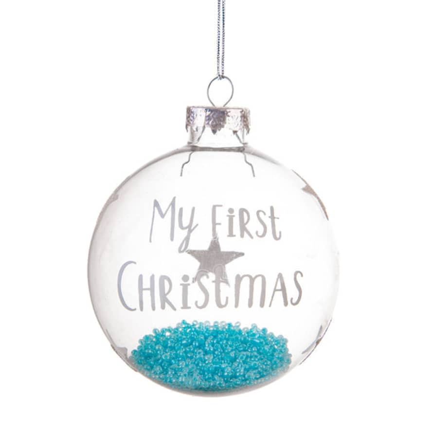 Sass & Belle  Baby Boy First Christmas Bauble