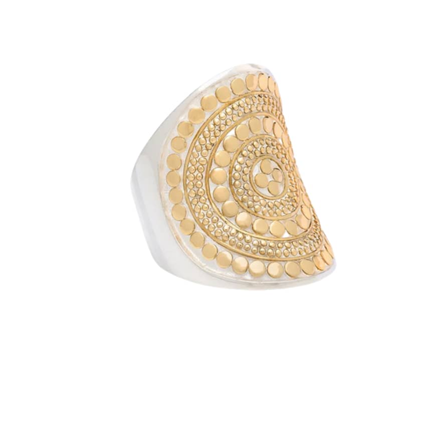 Anna Beck Classic Saddle Ring - Gold & Silver