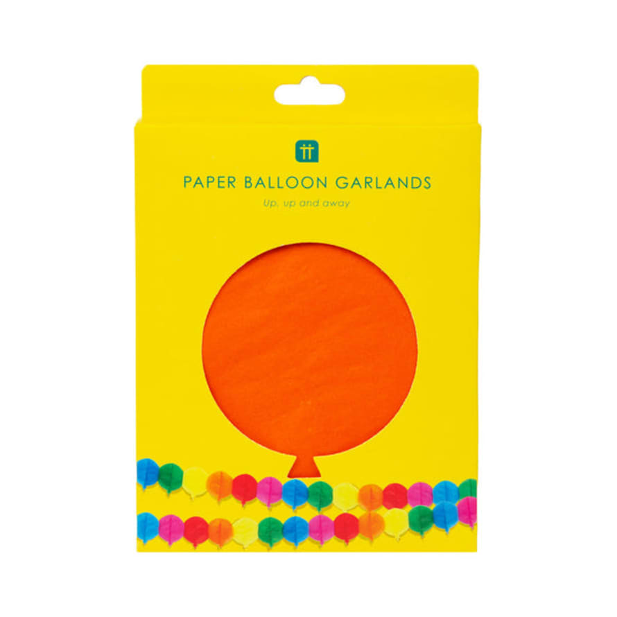 Talking Tables Colourful Paper Balloon Garland - 3m