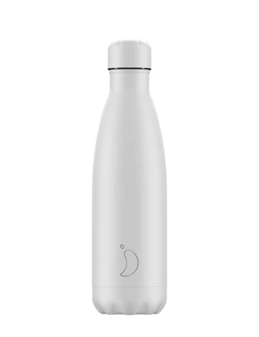 Chilly's Bottle 500ml Monochrome All White