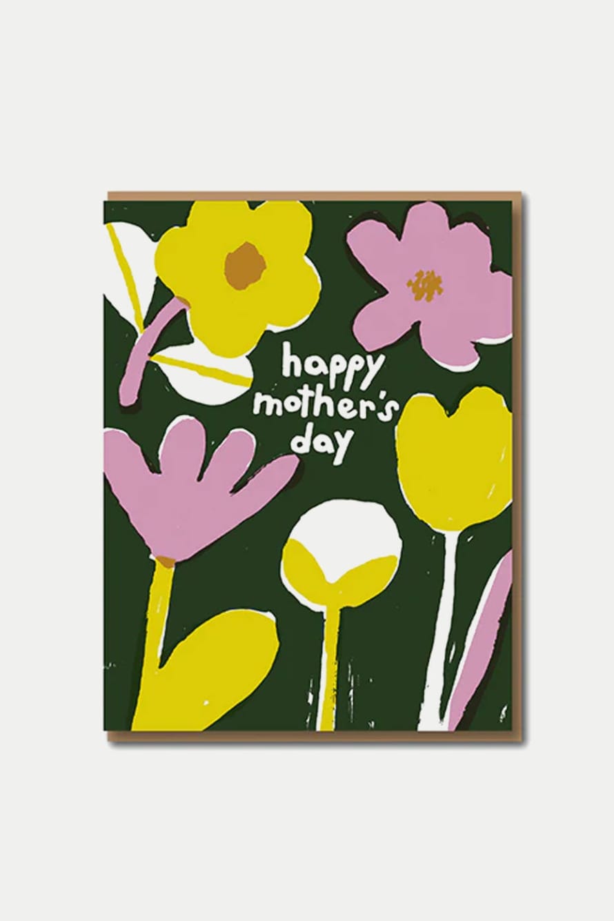 1973 Tossed Floral Card