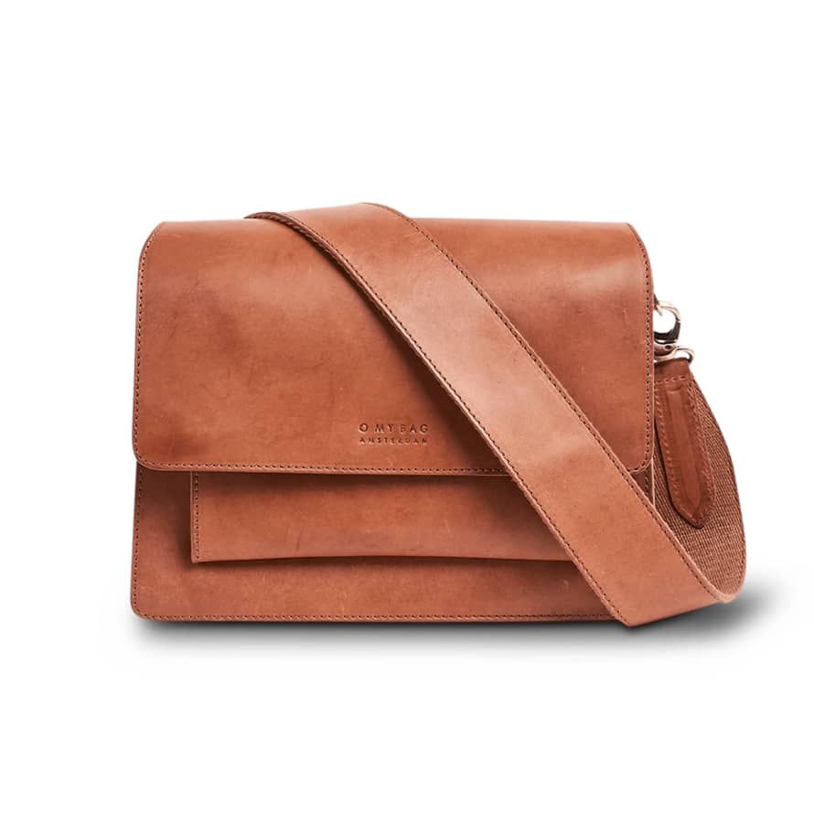 O My Bag  Harper Cognac Classic Leather (Leather Straps)