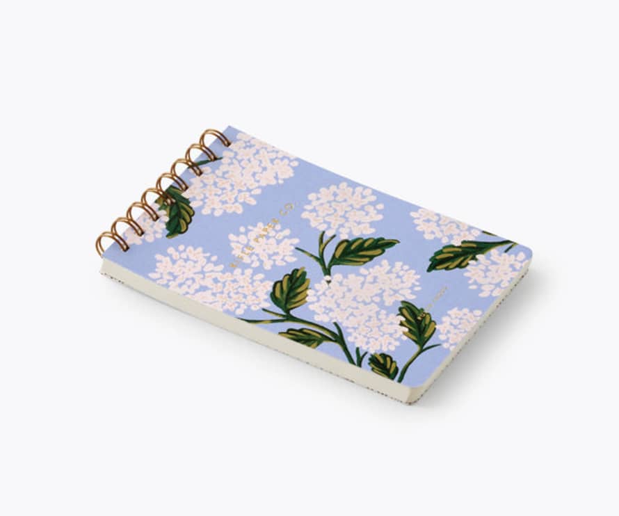 Rifle Paper Co. Hydrangea Small Top Spiral Notebook