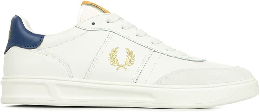 Fred Perry Fred Perry B400 Leather Suede 254 Porcelain