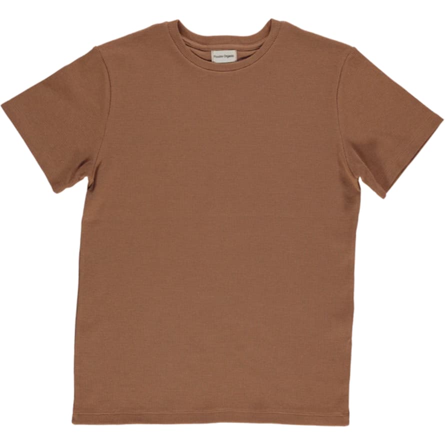 Poudre Organic T Shirt Camiseta Nid D'abeille