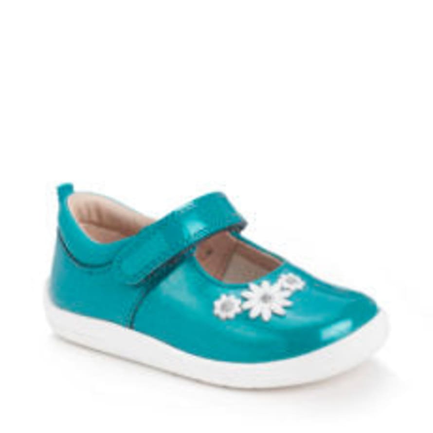 StartRite Fairy Tale Leather Shoes (teal Glitter)