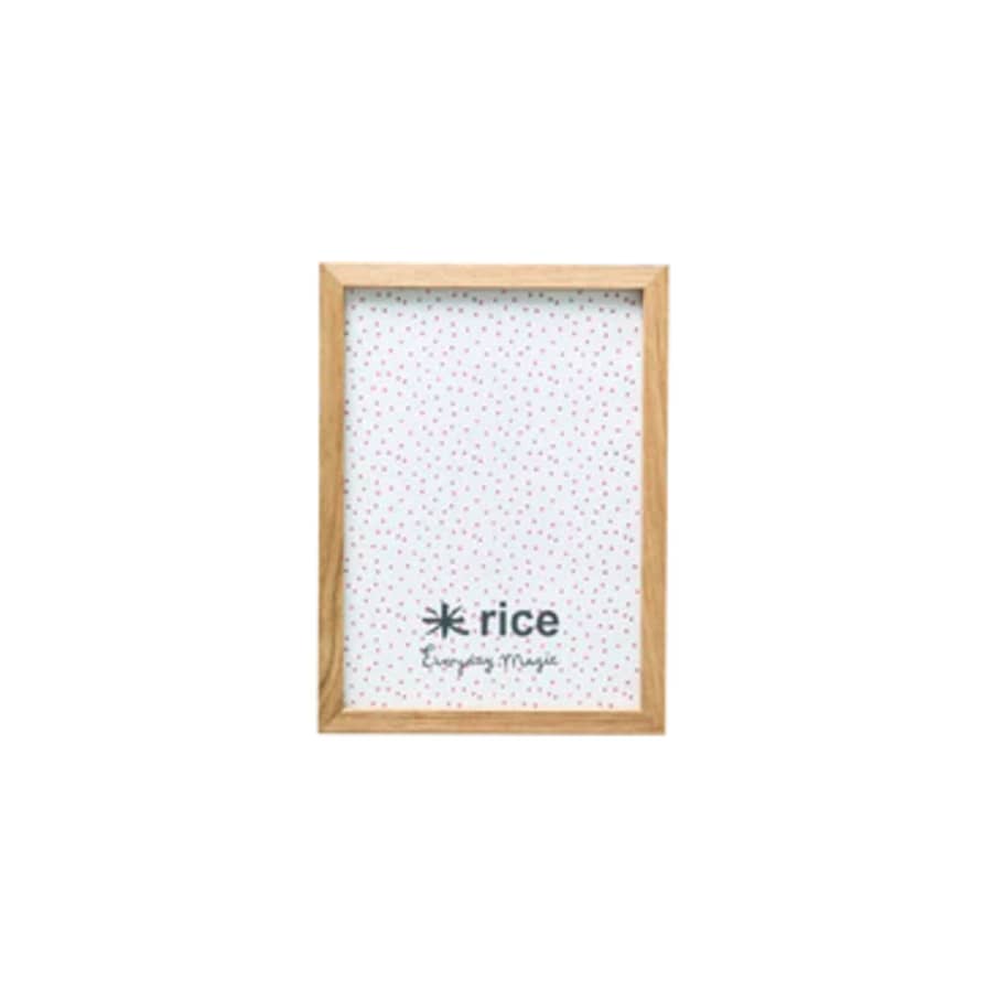 rice A5 Wooden Picture Frame