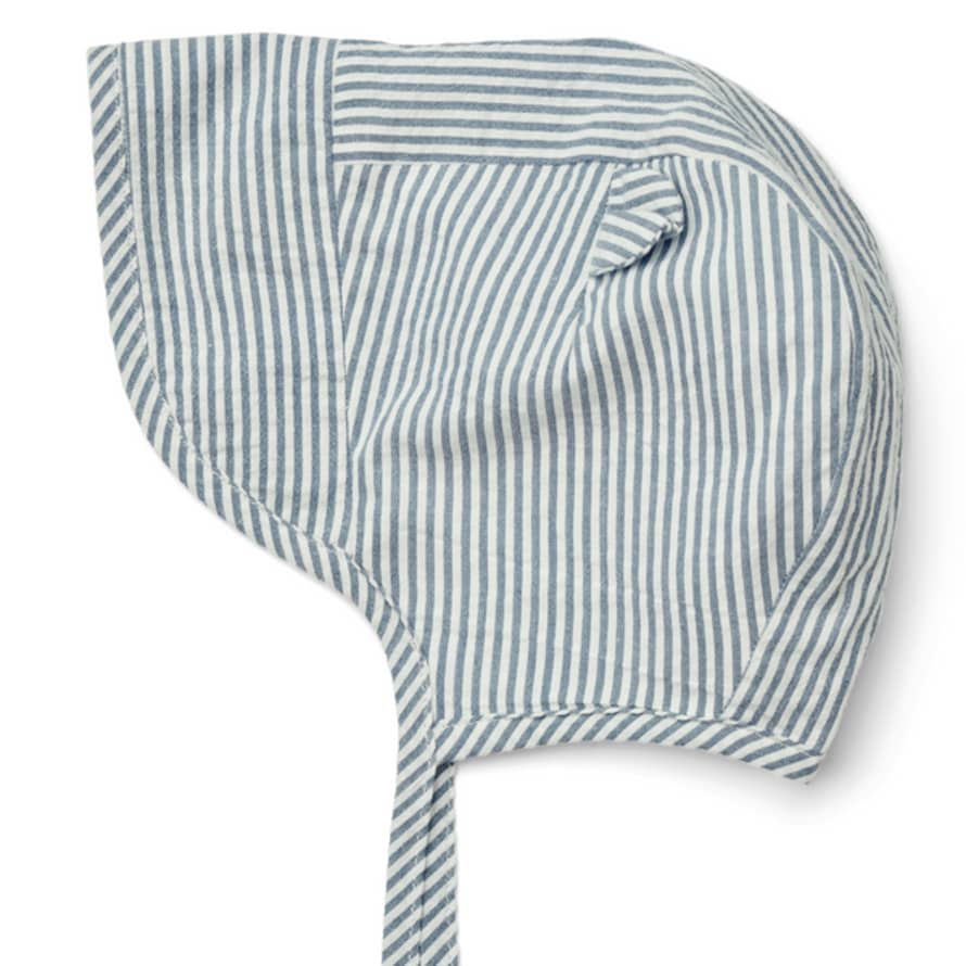 Liewood Rae Sun Hat Stripe Blue Wave/crème