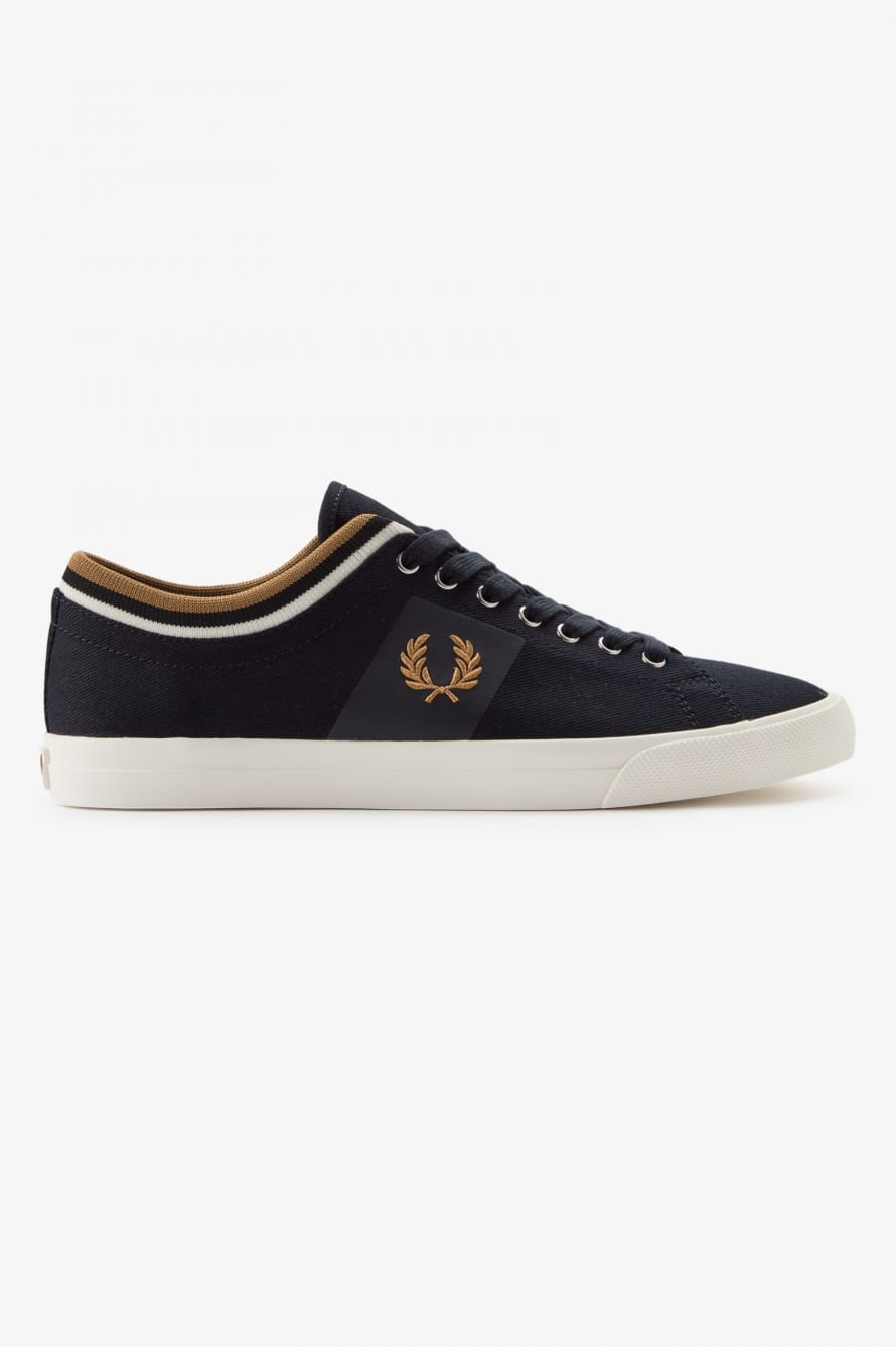 Trouva: Fred Perry Underspin Tipped Cuff Twill B7106 248 Navy