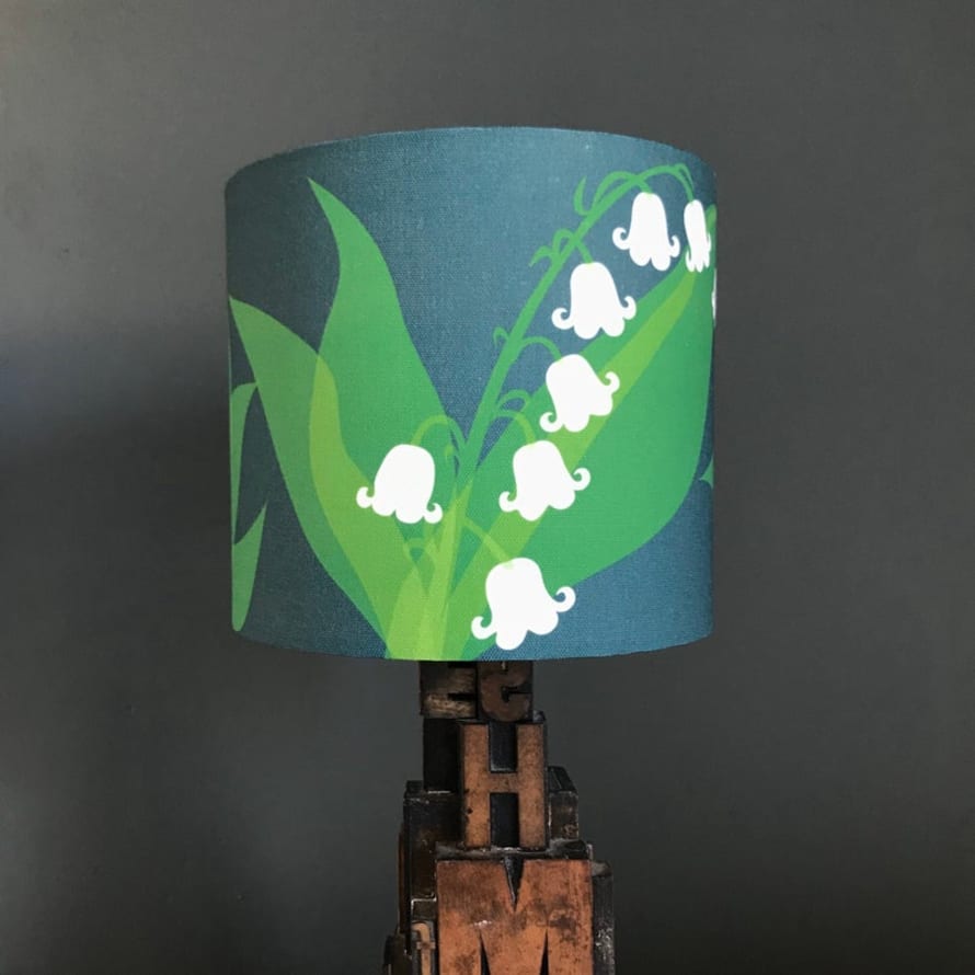 Alison Bick Lily of the Valley Lampshade - 30cm