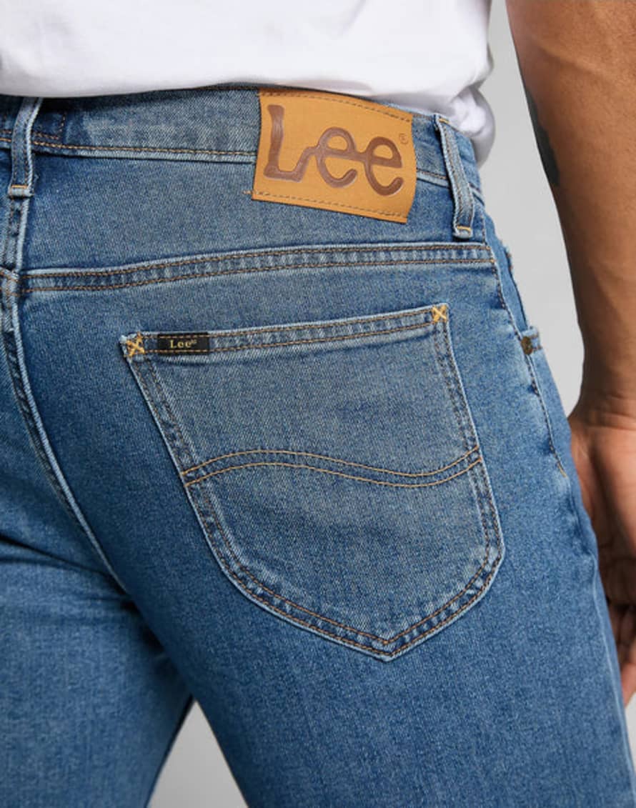 Lee Jeans  Lee Jeans Rider Slim Fit Mid Wash